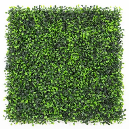 Ejoy 20in x 20in Artificial Boxwood Hedge Greenery Panels, Milan, 12PK Milan_1box